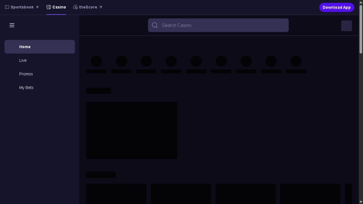 Hollywood Casino / theScore Bet Michigan official website capture